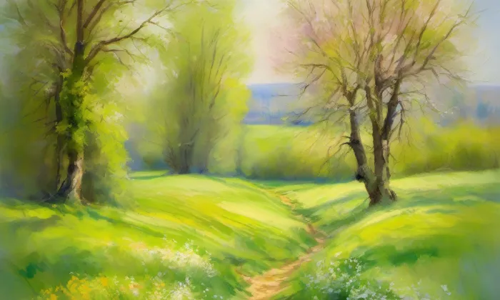 kaple na hřbitově v Doksech – spring