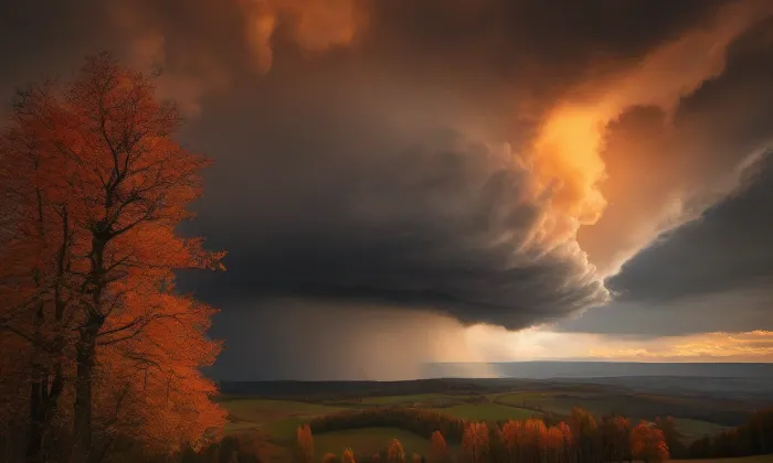 kaple Nanebevzetí Panny Marie (Tři Dvory) – autumn
