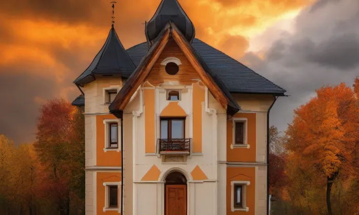 kaple Panny Marie Sněžné v Děčíně – autumn