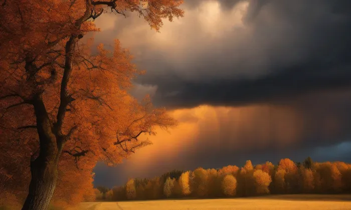 Kaple svaté Rozálie (Chlumec) – autumn