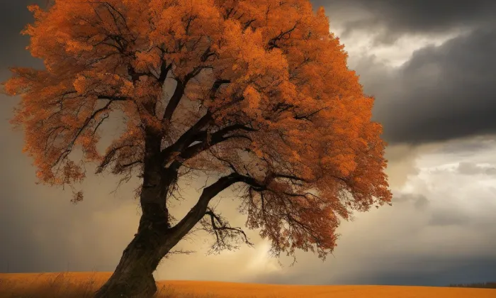 Kostel Nalezení svatého Kříže v Dubé – autumn