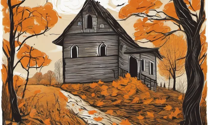 Kostel Narození Panny Marie (Hýskov) – autumn