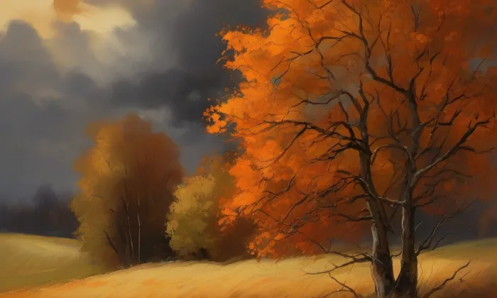 Kostel Stětí svatého Jana Křtitele (Hořelice) – autumn
