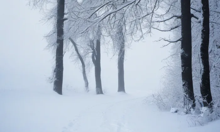 Kostel svaté Anny (Andělka) – winter