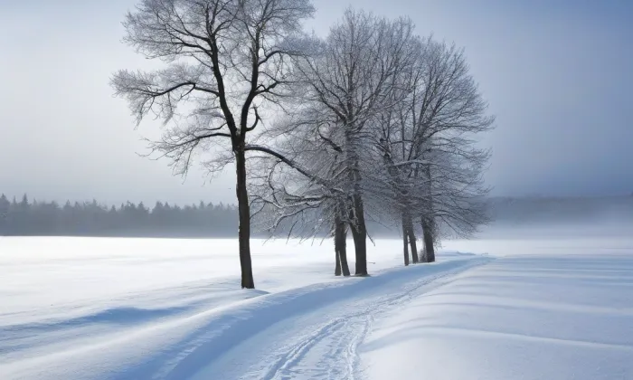 Kostel svaté Anny (Jeřmanice) – winter