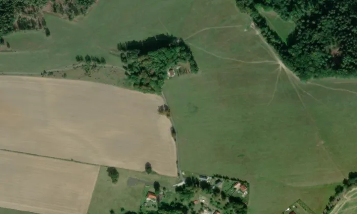 Kostel svaté Anny (Pelhřimov) – letecký pohled