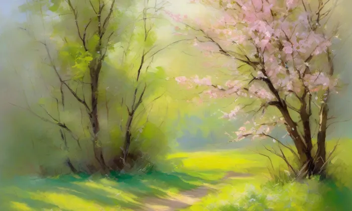 kostel svaté Barbory (Příseka) – spring