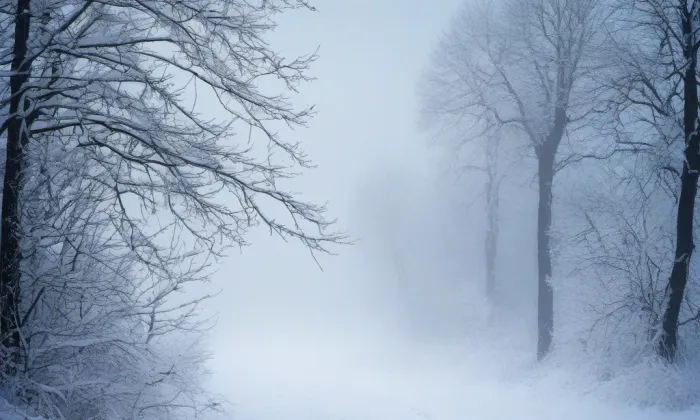 Kostel svatého Blažeje (Branišov) – winter