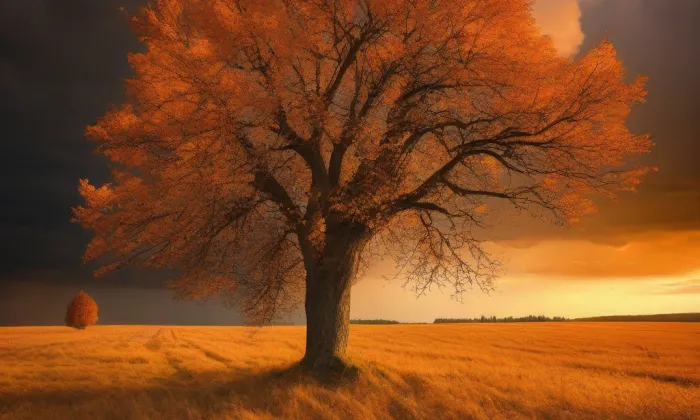 Kostel svatého Havla (Teplýšovice) – autumn