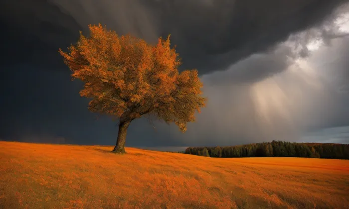 Kostel svatého Isidora (Nové Losiny) – autumn