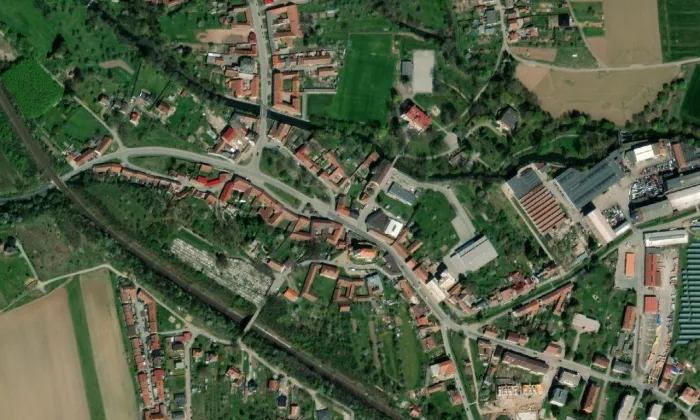 kostel svatého Jana Křtitele (Svitávka) – letecký pohled
