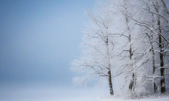 Kostel svatého Jiří (Doubravka) – winter