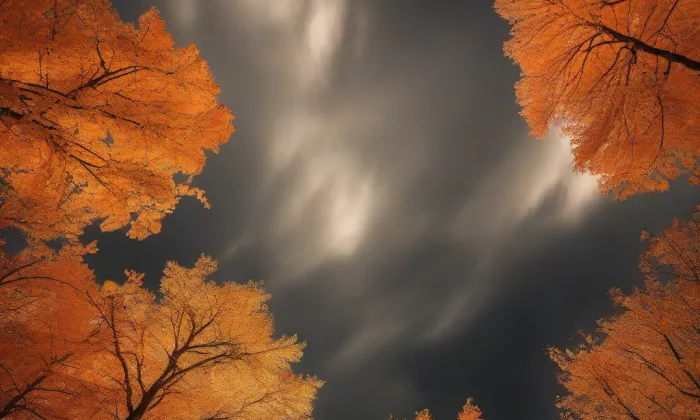 kostel svatého Jiří (Horní Slavkov) – autumn