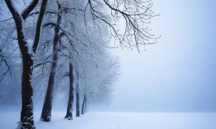 Kostel svatého Jiří (Jasenná) – winter