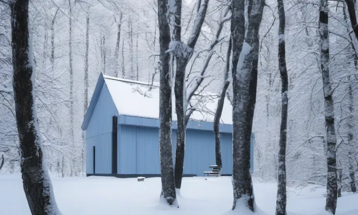 Kostel svatého Jiří (Klentnice) – winter