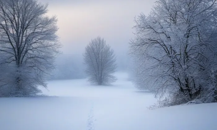 Kostel svatého Jiří (Malesice) – winter