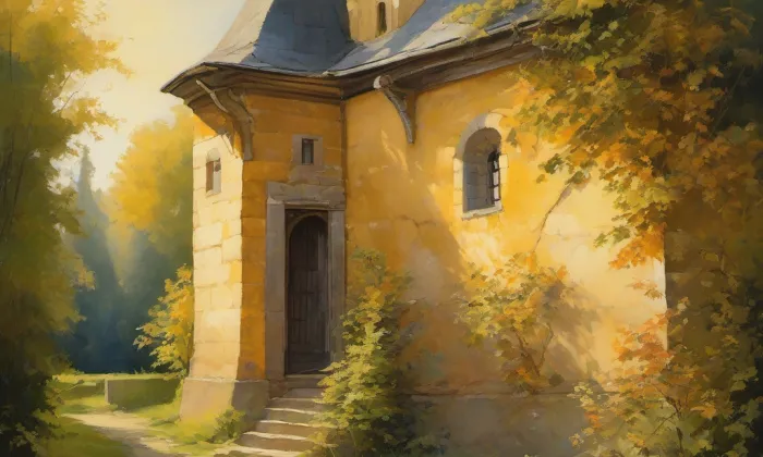 kostel svatého Jiří (Náklo) – summer