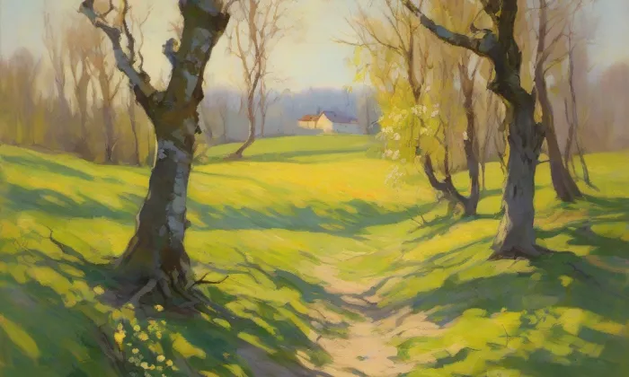 kostel svatého Jiří v Dobranově – spring