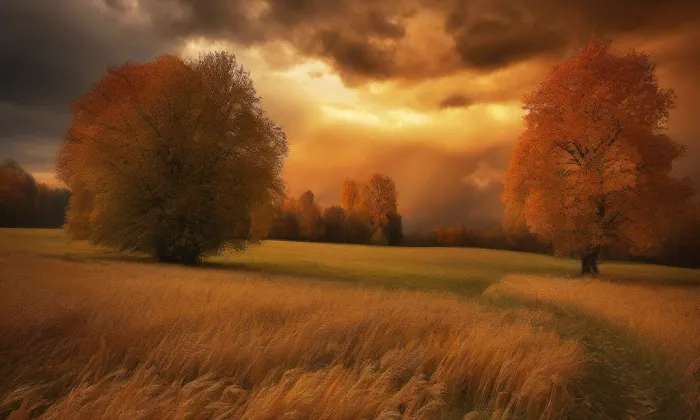 Kostel svatého Linharta (Dolní Studénky) – autumn