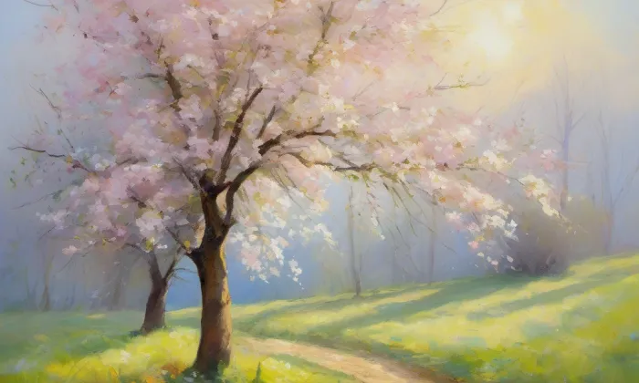 Kostel svatého Martina v Cerhovicích – spring