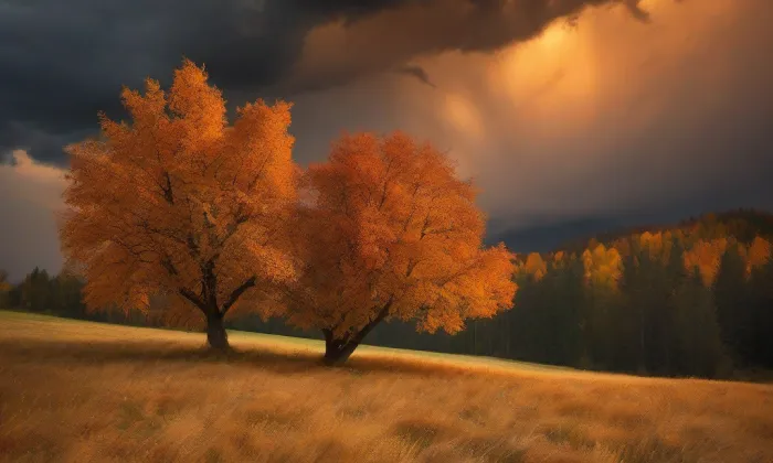 Kostel svatého Martina ve Vidimi – autumn