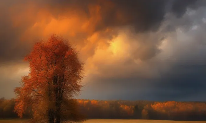 Kostel svatého Mikuláše (Šitbořice) – autumn