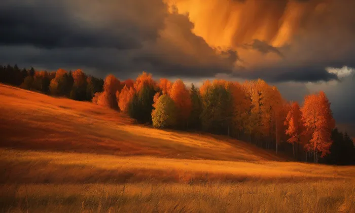 kostel svatého Mikuláše (Hynčice) – autumn