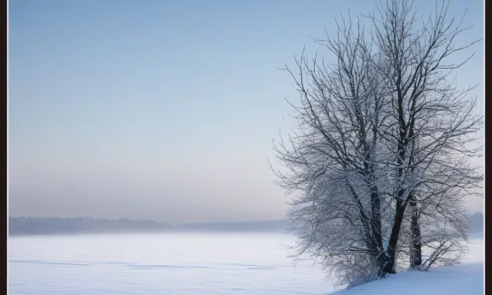 Kostel svatého Osvalda (Nebanice) – winter