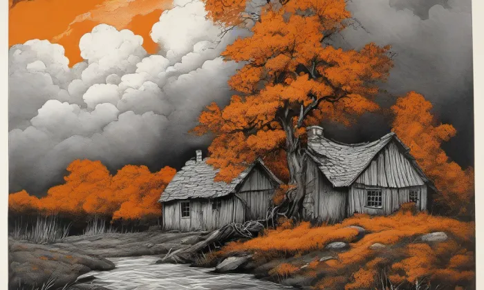 Kostel svatého Václava (Lipenec) – autumn