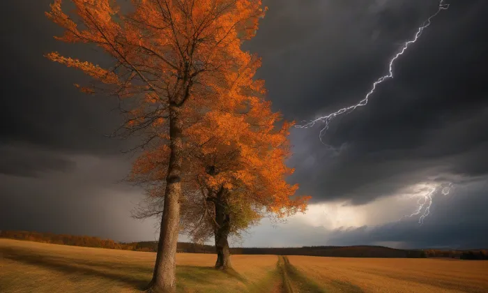 kostel svatého Víta v Kolíně – autumn