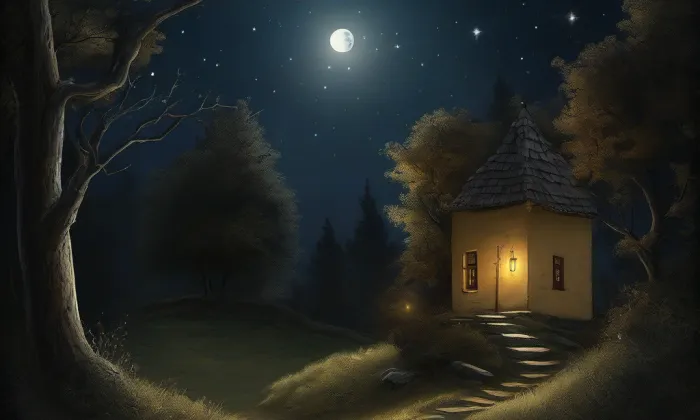 Kostel svatého Vavřince (Želina) – noc