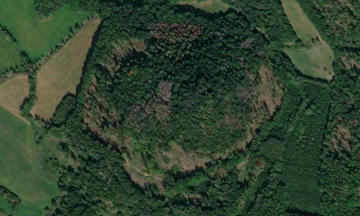 Litýš – letecký pohled