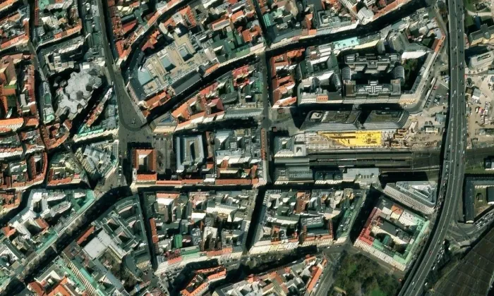Losyovský palác – letecký pohled