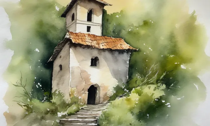 Mašťov – akvarel