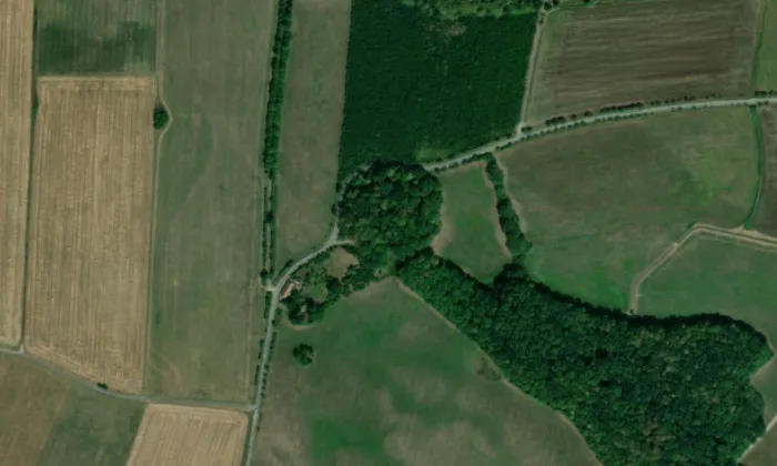 Neulust – letecký pohled