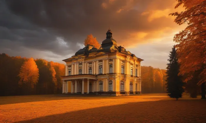 Palác Aventin – autumn
