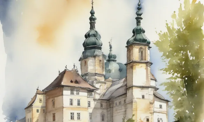 Palackého (Praha 1) – akvarel