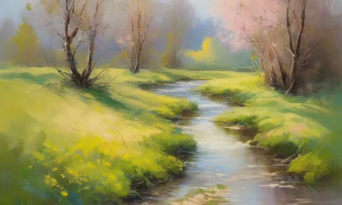 Panenský Týnec – spring