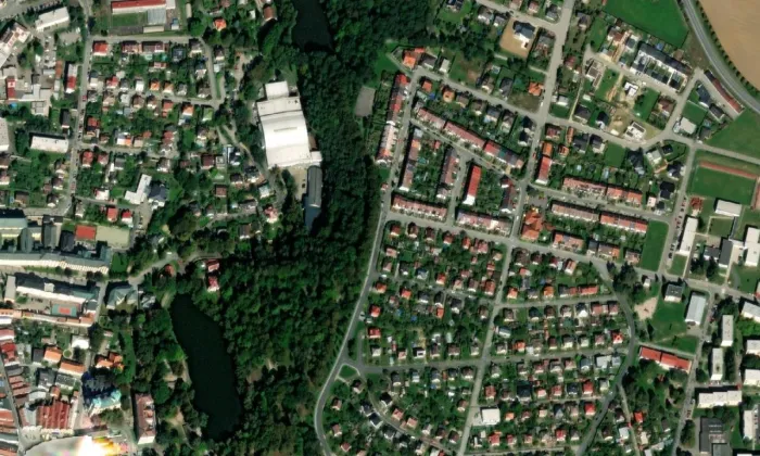 Park Budoucnost – letecký pohled