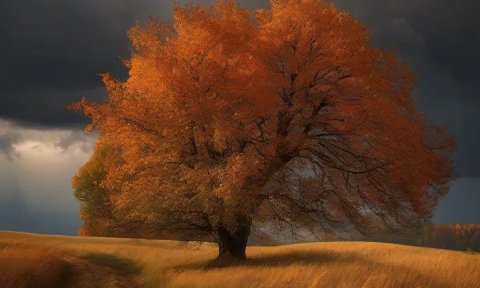 park Petra Bezruče (Klimkovice) – autumn