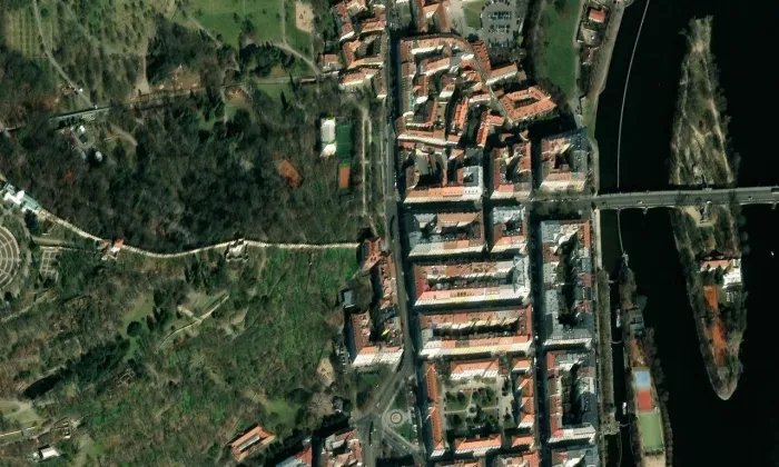 Plaská – letecký pohled