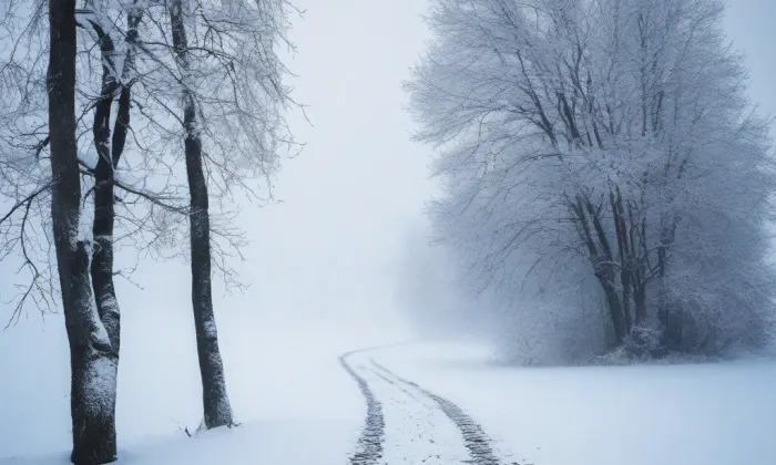 Pohřební kaple Latourů – winter