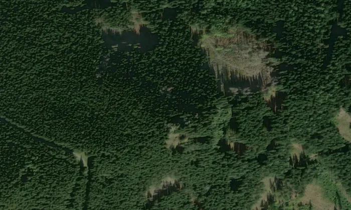 Quinburk – letecký pohled