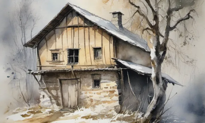 Redemptoristická kolej (Jiříkov) – akvarel