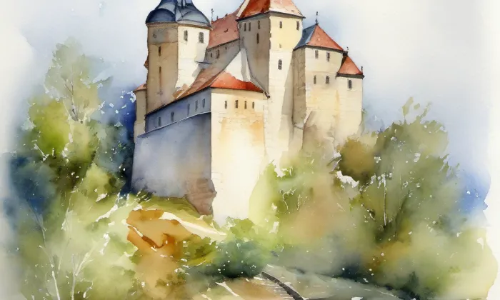 Václav – akvarel