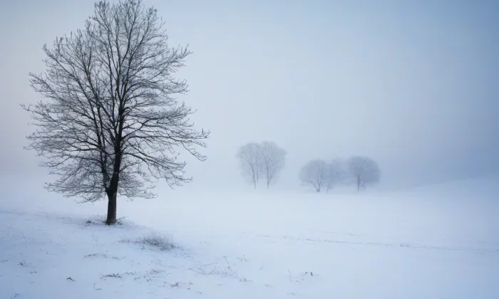 Výklenková kaplička v Motole – winter