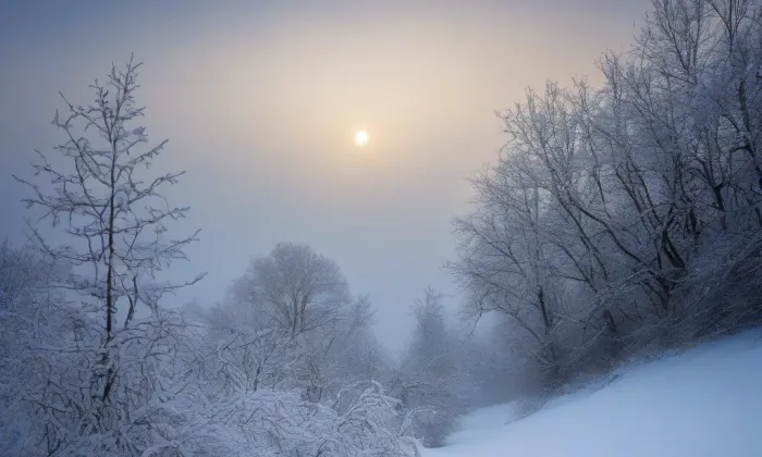Velké Dvorce – winter