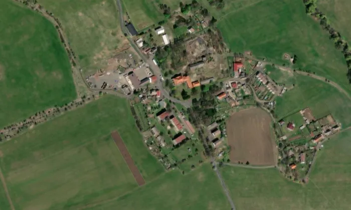 Verušičky – letecký pohled