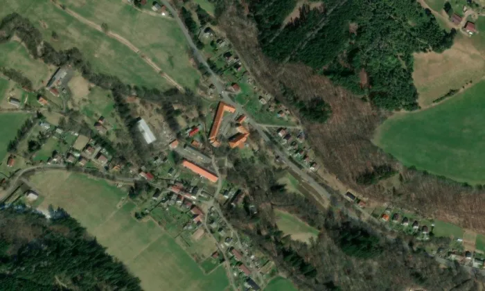 Volšovy – letecký pohled