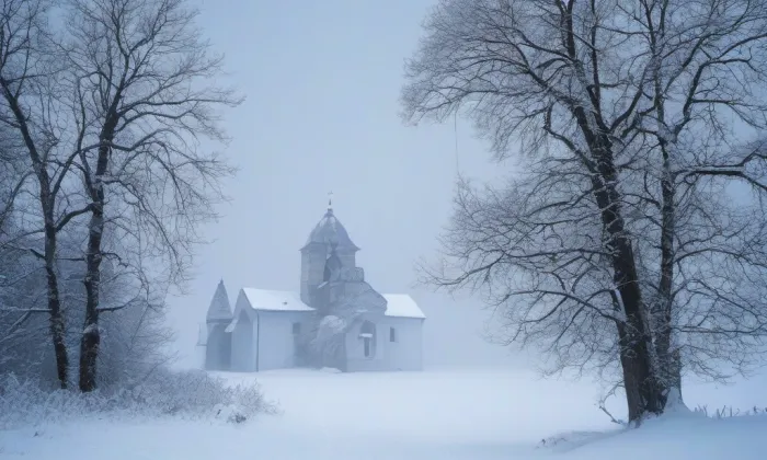 zámek Brněnské Ivanovice – winter